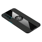 XINLI Stitching Cloth Textue Shockproof TPU Protective Case with Ring Holder, For Huawei Honor 20 Pro, For Huawei Honor 7X, For Huawei Honor 8X, For Huawei Honor 9X